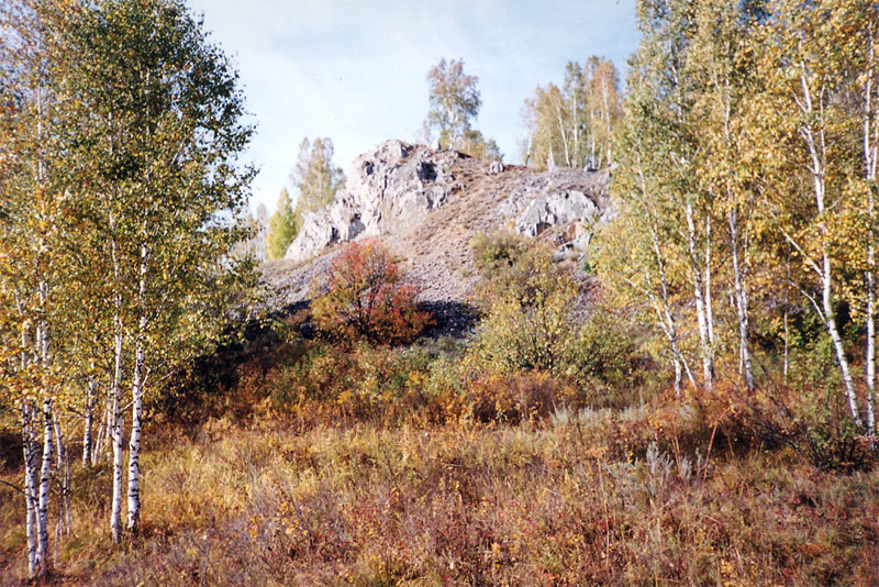 Южная оконечность и граница Барсуковских скал
