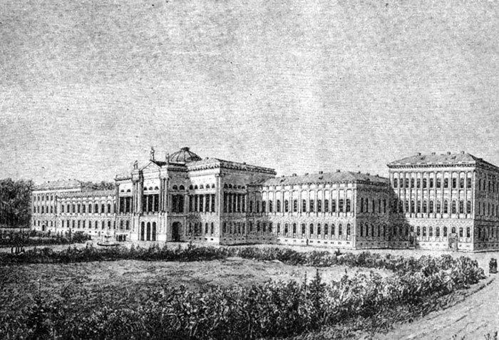 Вид здания Сибирского университета
