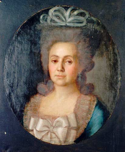 П.С. Дрождин. 1745-1805. Портрет княгини Е.Р. Дашковой. 1770-е годы
