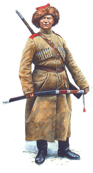 Киргиз личного конвоя атамана Оренбургского казачьего войска Дутова. 1919 г.
